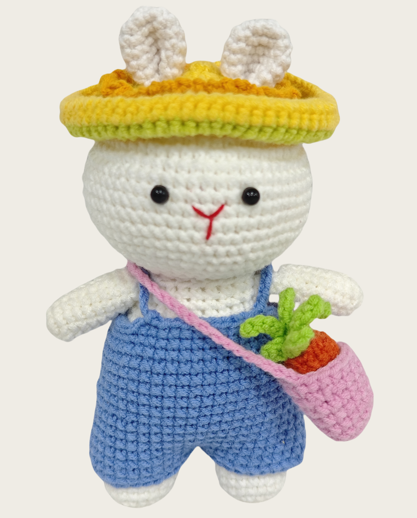 Crochet doll yearning for life rabbit