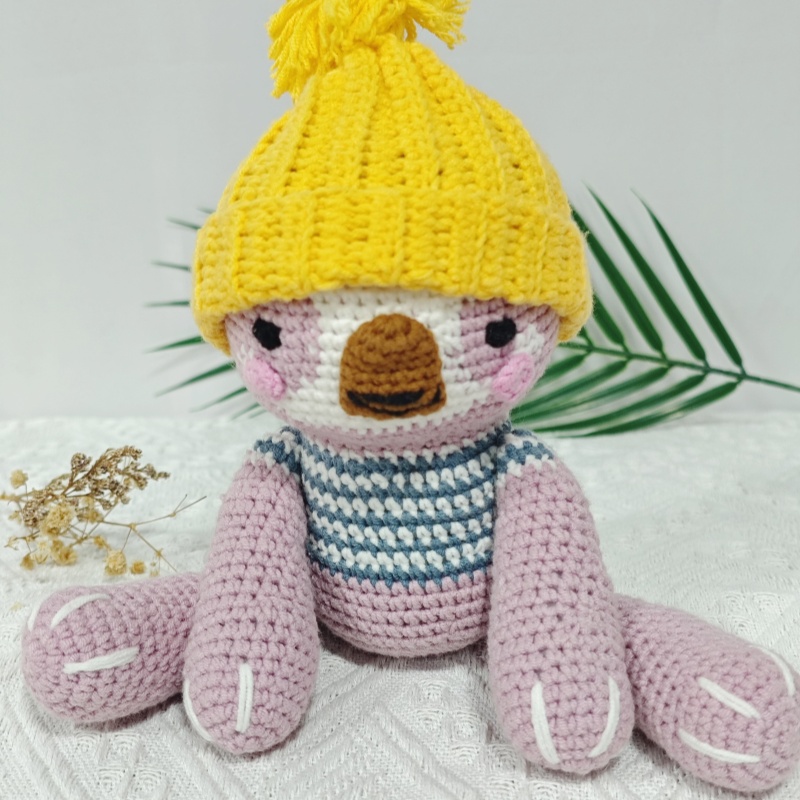 Crochet doll sloth